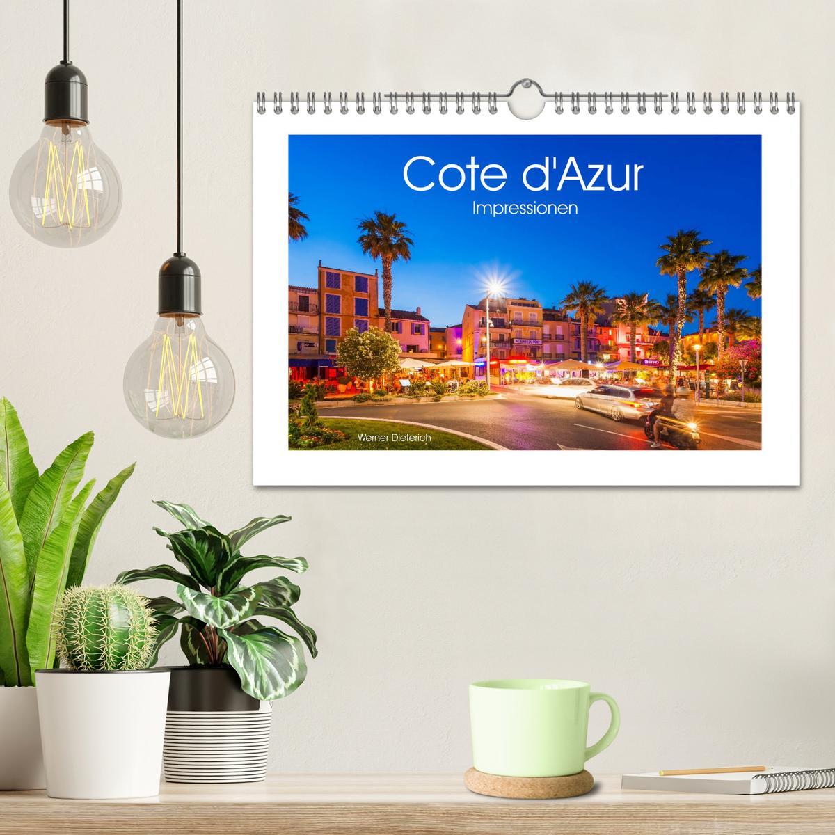 Bild: 9783435593576 | COTE D'AZUR Impressionen (Wandkalender 2025 DIN A4 quer), CALVENDO...