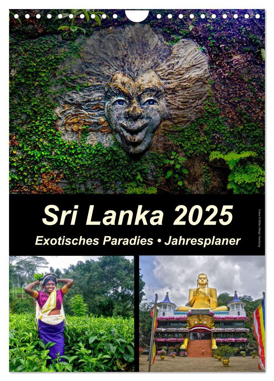 Cover: 9783457051498 | Sri Lanka 2025 - Exotisches Paradies - Jahresplaner (Wandkalender...