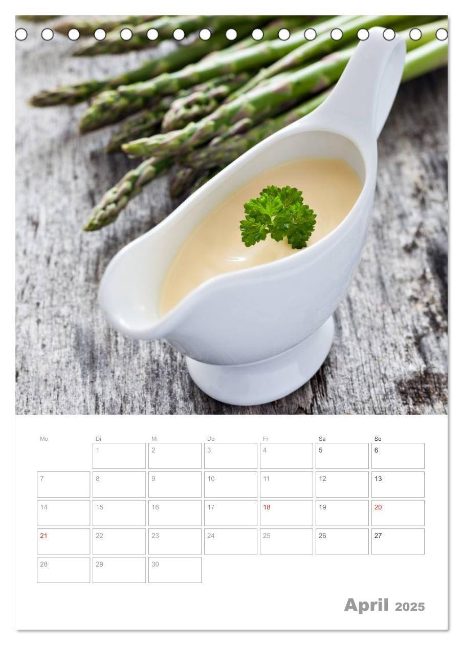 Bild: 9783457069004 | Vegetarisch durch das Jahr / Planer (Tischkalender 2025 DIN A5...