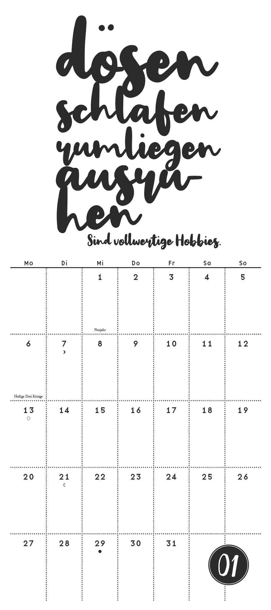 Bild: 4250809653587 | Funi Smart Art Notizkalender 2025 - Planer - Funny Quotes, Sprüche...