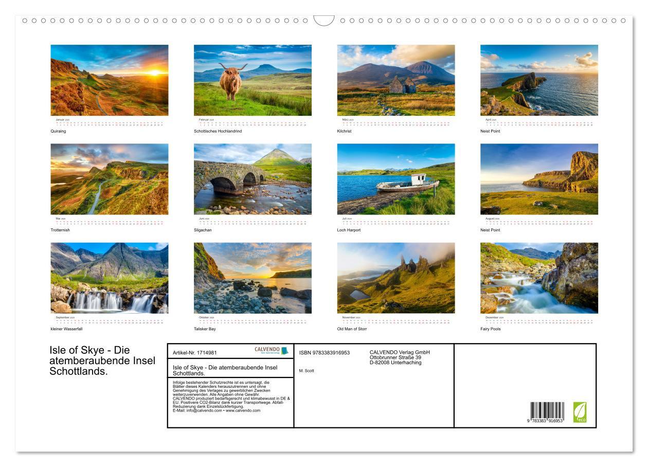 Bild: 9783383916953 | Isle of Skye - Die atemberaubende Insel Schottlands. (Wandkalender...