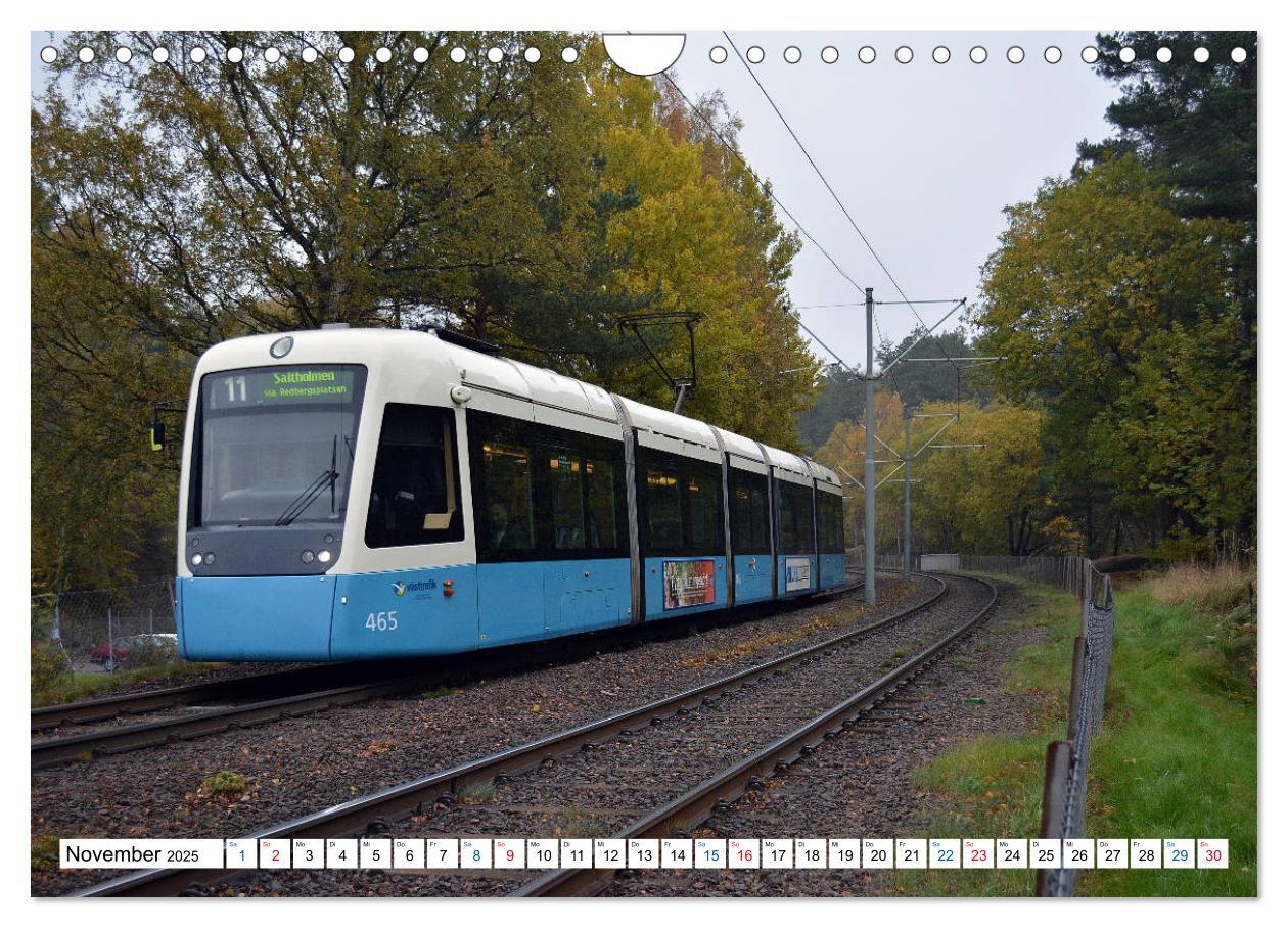 Bild: 9783435332519 | Die Göteborger Straßenbahn (Wandkalender 2025 DIN A4 quer),...