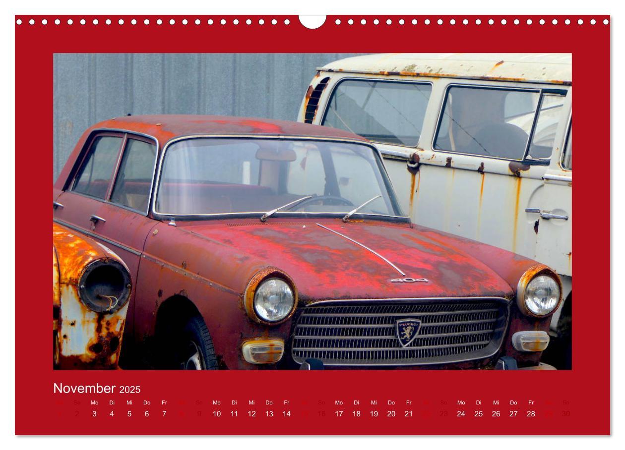 Bild: 9783435212170 | Vergessene Schätze - Oldtimer auf Schrottplätzen (Wandkalender 2025...