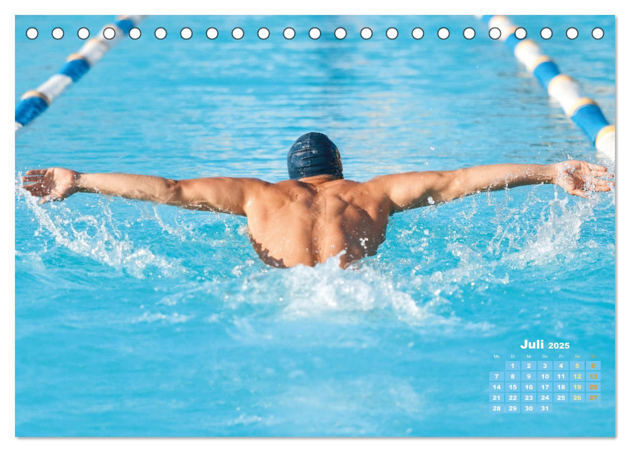 Bild: 9783383885853 | Schwimmen: Sport auf blauen Bahnen (Tischkalender 2025 DIN A5...