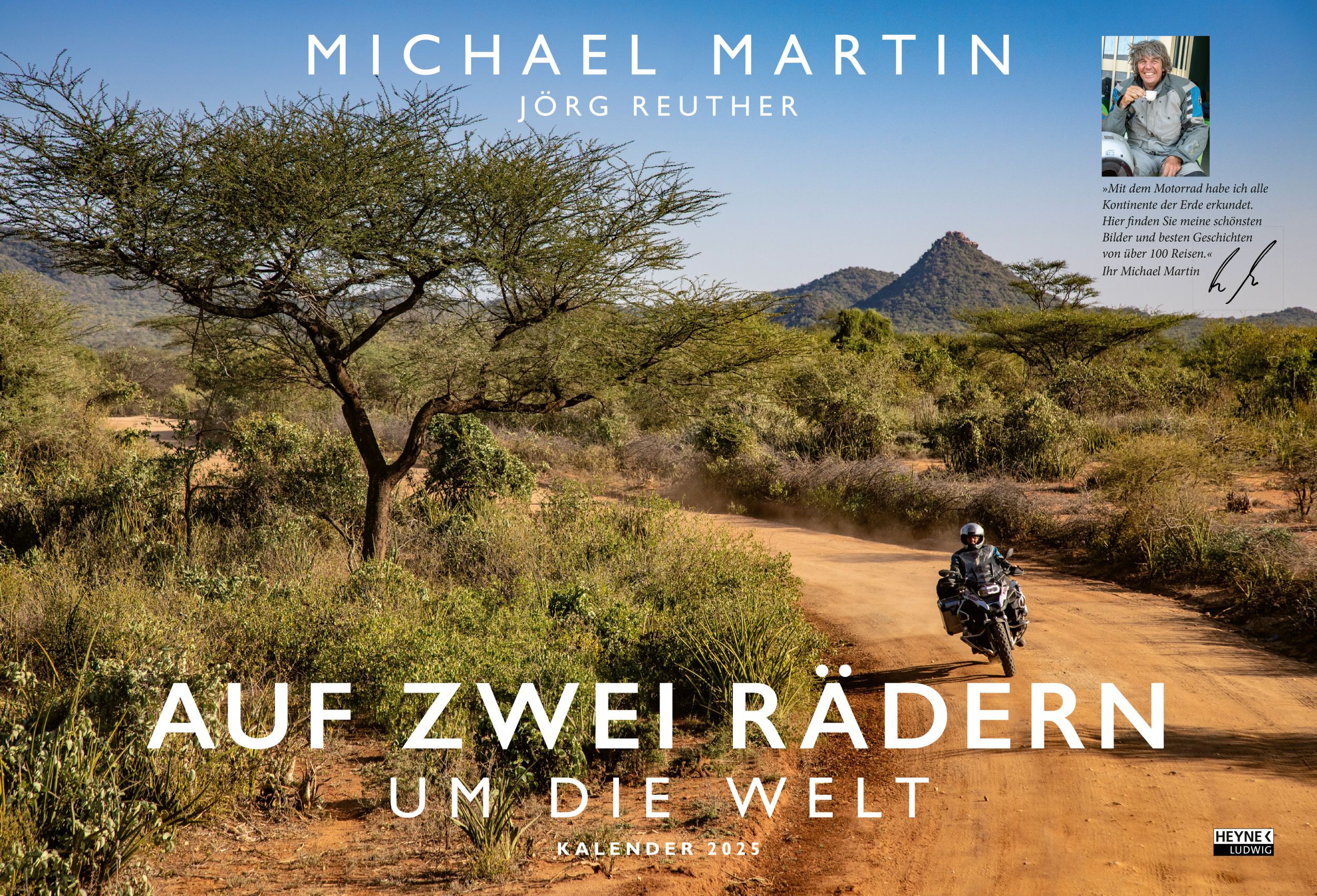 Cover: 9783453239487 | Auf zwei Rädern um die Welt - Der Motorrad-Reise-Kalender 2025 | 28 S.