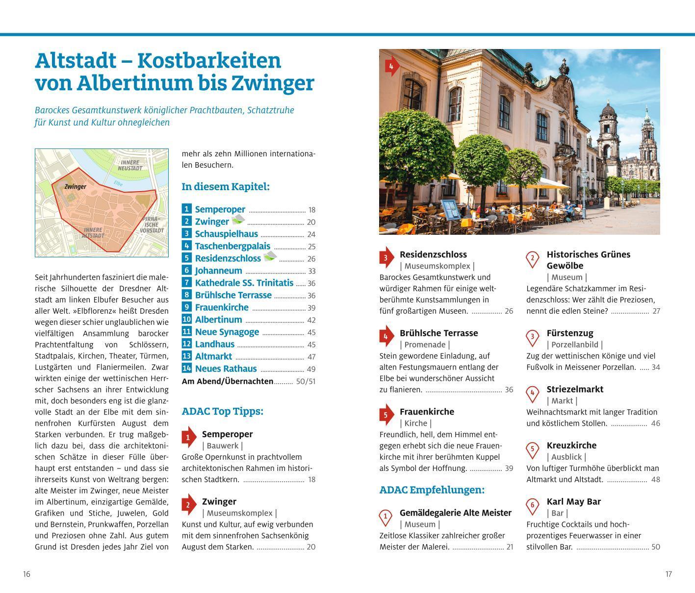 Bild: 9783956897047 | ADAC Reiseführer Dresden und Sächsische Schweiz | Elisabeth Schnurrer