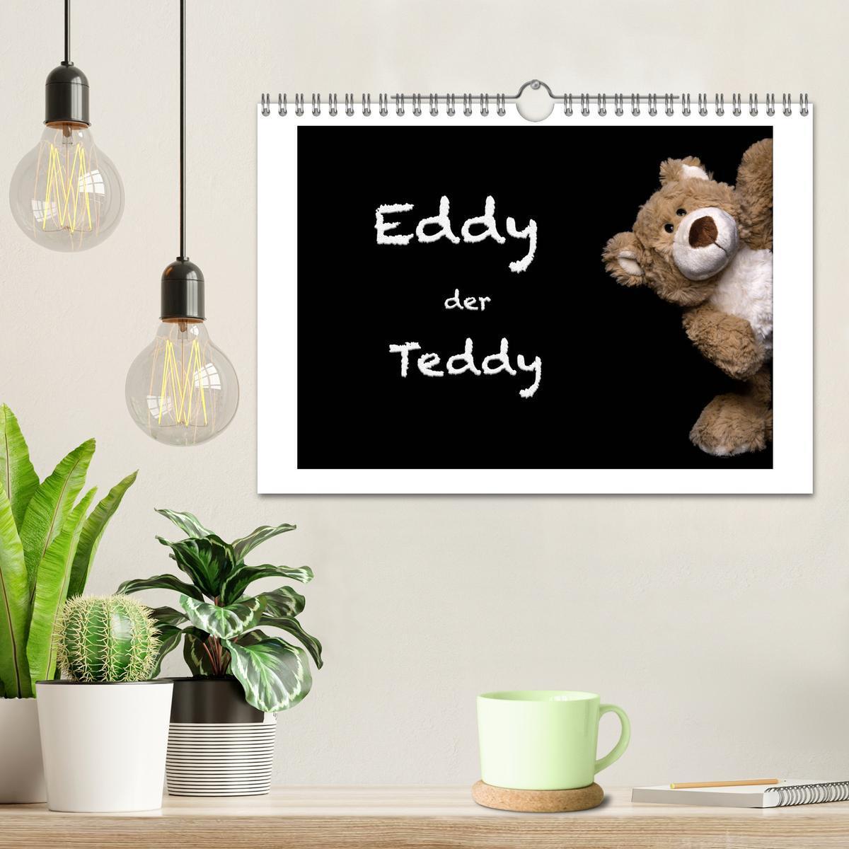 Bild: 9783435254767 | Eddy, der Teddy (Wandkalender 2025 DIN A4 quer), CALVENDO...