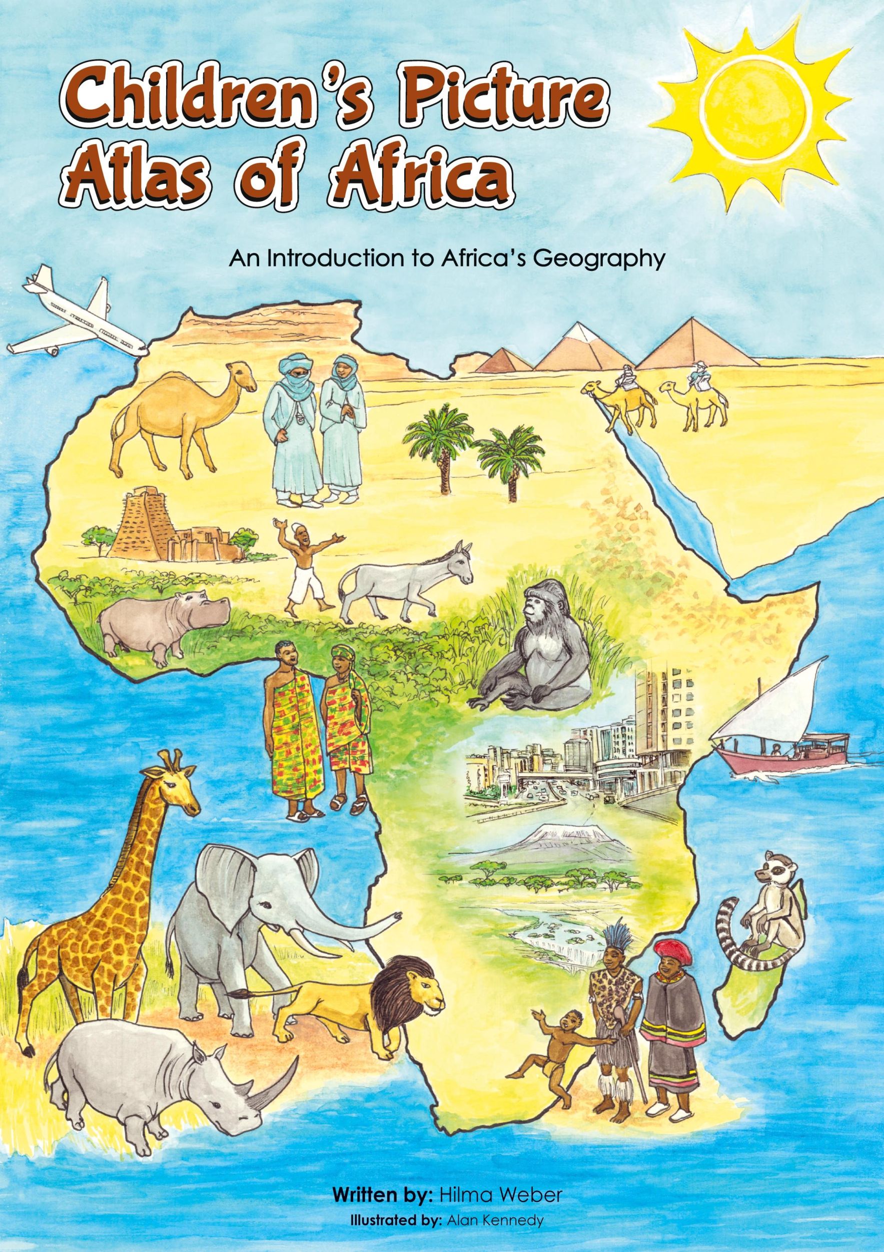 Cover: 9783952606223 | Children's Picture Atlas of Africa | Hilma Weber | Taschenbuch | 2024