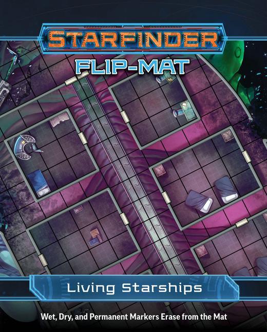 Cover: 9781640785472 | Starfinder Flip-Mat: Living Starships | Damien Mammoliti | Taschenbuch