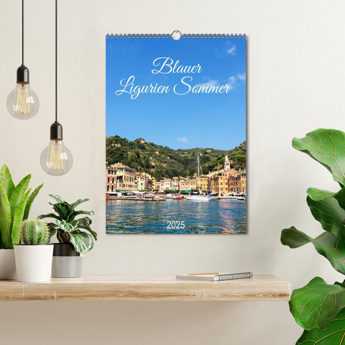 Bild: 9783435916351 | Blauer Ligurien Sommer (Wandkalender 2025 DIN A3 hoch), CALVENDO...