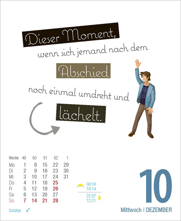 Bild: 9783731877455 | Visual Words 2025 | TypoArt Tages-Abreisskalender | Korsch Verlag