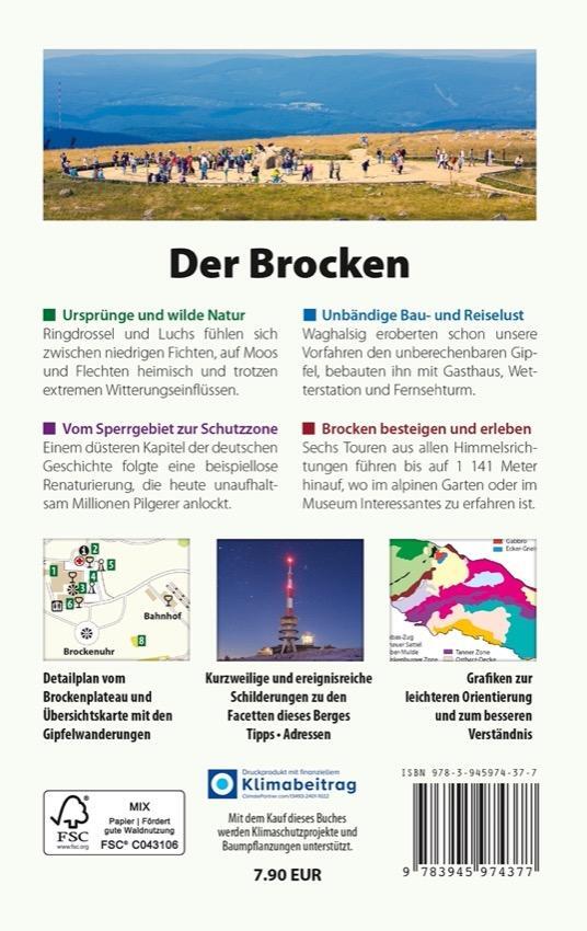 Rückseite: 9783945974377 | Der Brocken | Natur und Geschichte erleben | Thorsten Schmidt (u. a.)