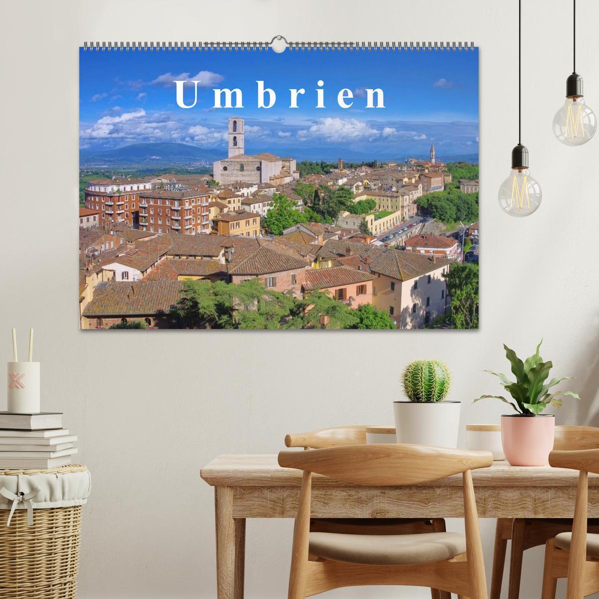 Bild: 9783435739707 | Umbrien (Wandkalender 2025 DIN A2 quer), CALVENDO Monatskalender