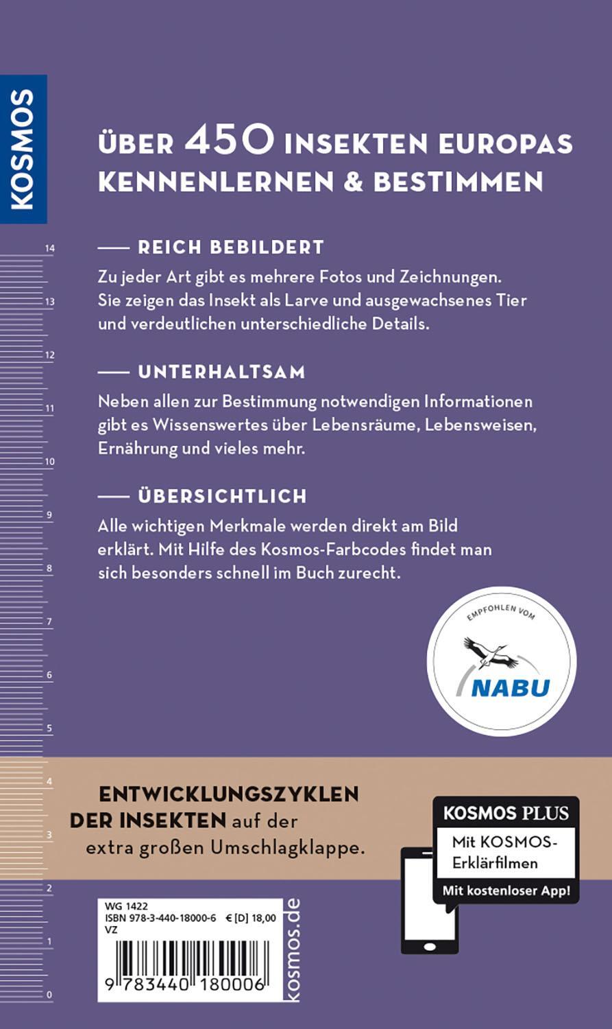 Rückseite: 9783440180006 | Welches Insekt ist das? | Heiko Bellmann | Taschenbuch | 272 S. | 2024