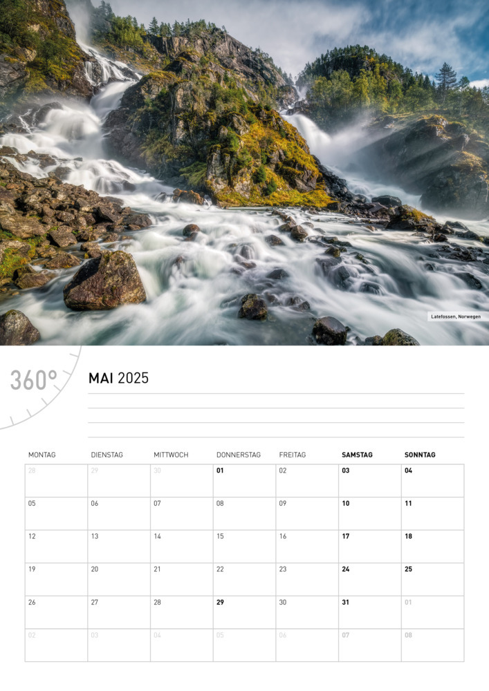 Bild: 9783968555805 | 360° Europas Hoher Norden Broschürenkalender 2025 | Kalender | 28 S.