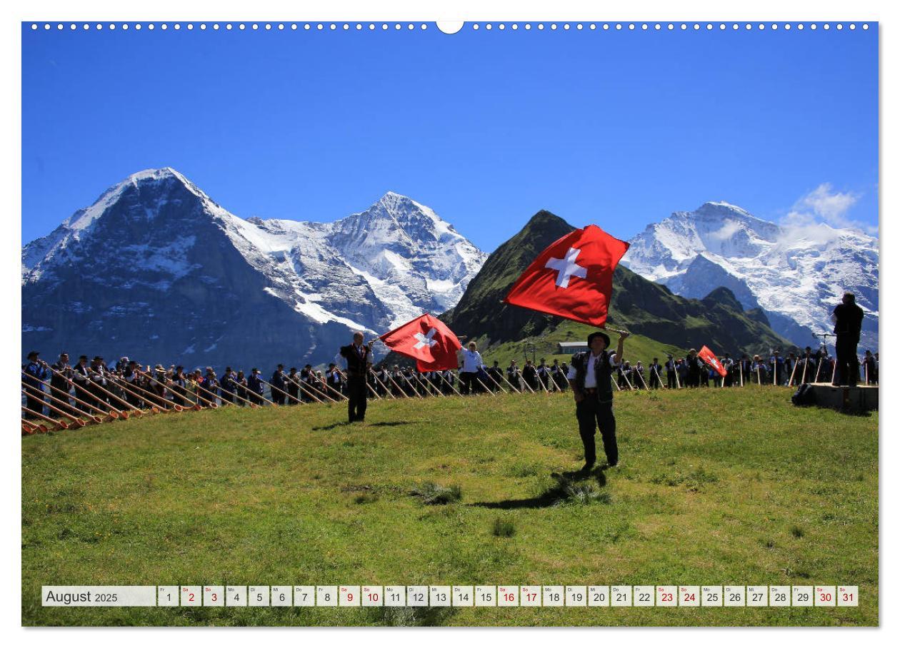 Bild: 9783435346172 | Bergblicke der Schweiz (hochwertiger Premium Wandkalender 2025 DIN...