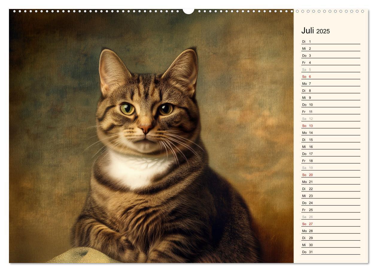 Bild: 9783457179918 | Katzen schaffen Kunst (hochwertiger Premium Wandkalender 2025 DIN...