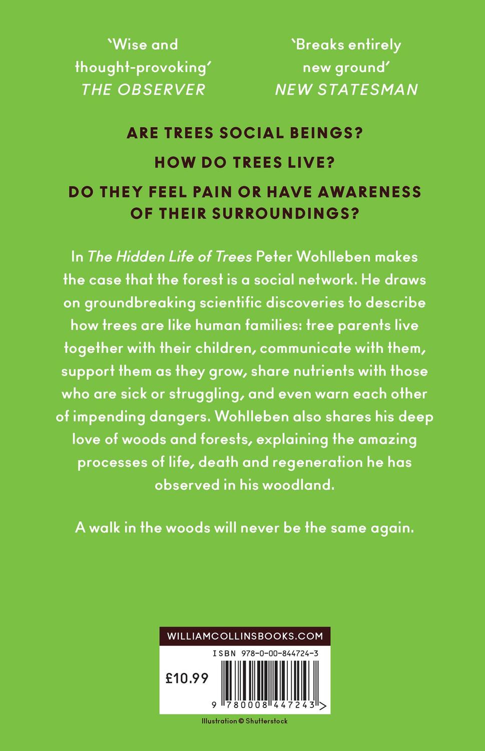 Rückseite: 9780008447243 | How Trees Can Save the World | Peter Wohlleben | Taschenbuch | 288 S.