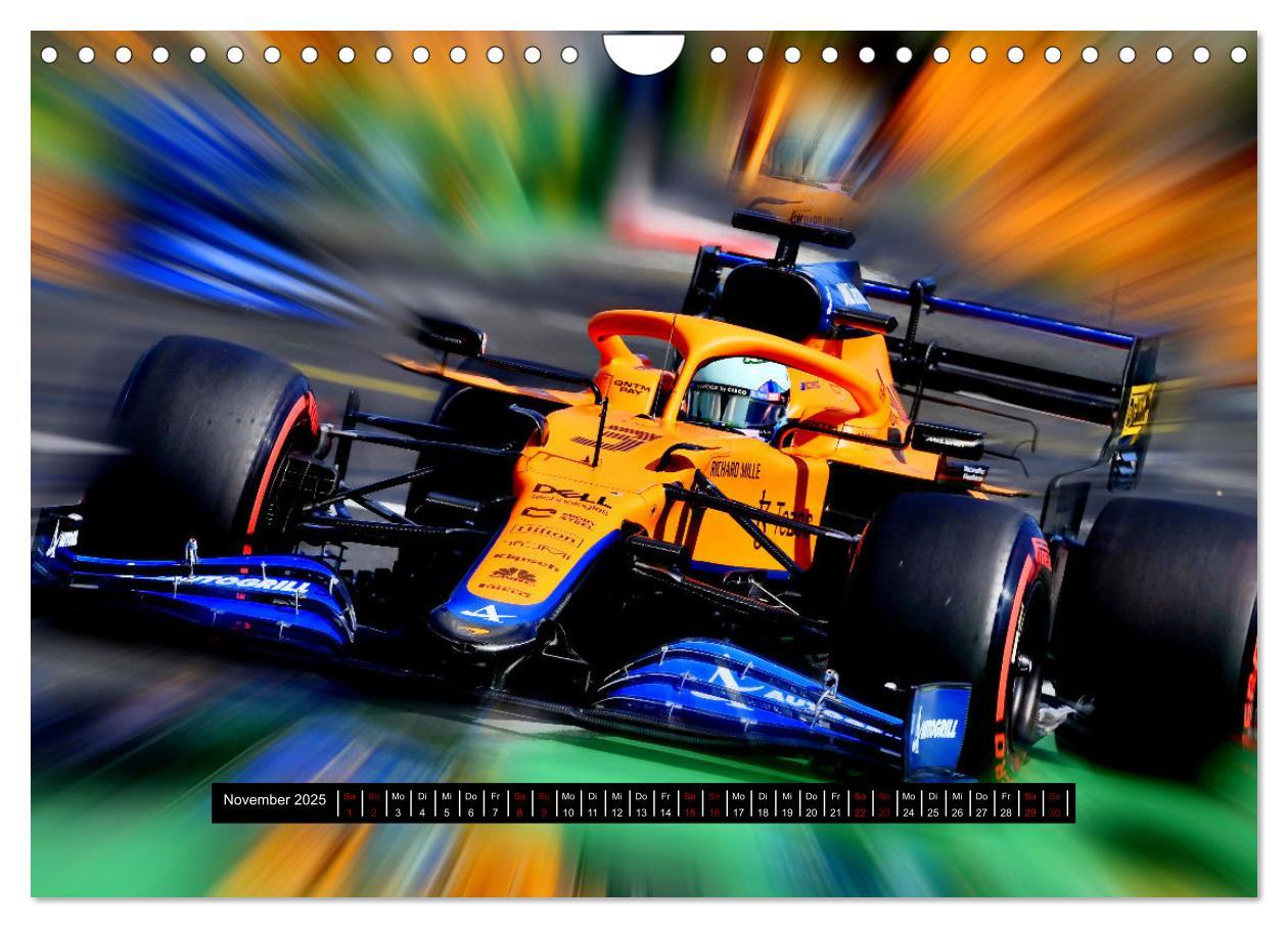 Bild: 9783383997778 | Vollgas in der Formel 1 (Wandkalender 2025 DIN A4 quer), CALVENDO...