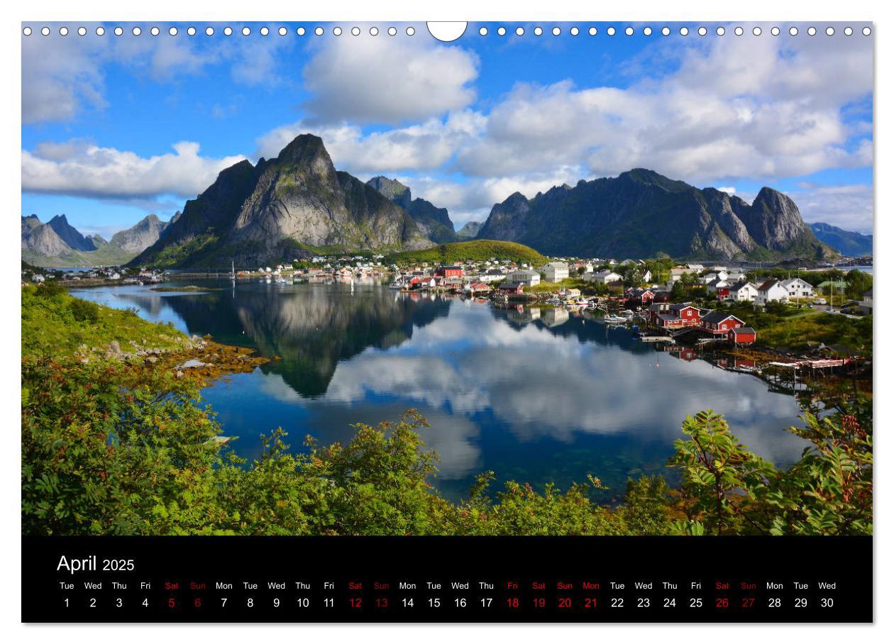 Bild: 9781325949403 | The magical Lofoten Islands (Wall Calendar 2025 DIN A3 landscape),...