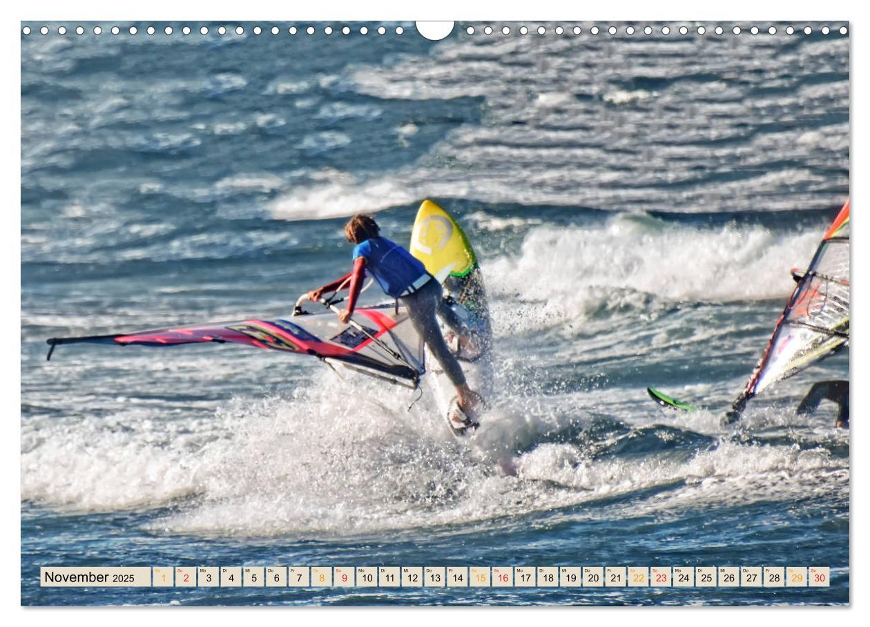 Bild: 9783435272242 | Windsurfing - extrem cool (Wandkalender 2025 DIN A3 quer), CALVENDO...