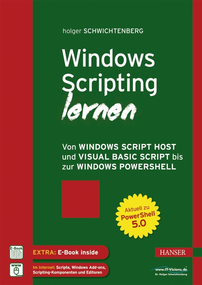 Cover: 9783446448001 | Windows Scripting lernen | www.IT-Visions.de | Bundle | 1 Buch | 2016