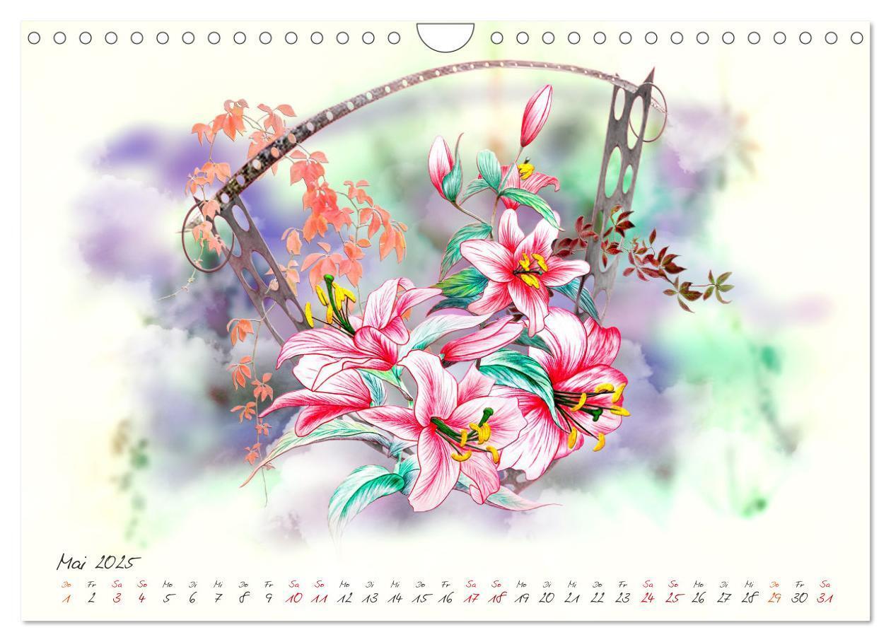 Bild: 9783435318407 | Zauberhaftes Ikebana (Wandkalender 2025 DIN A4 quer), CALVENDO...