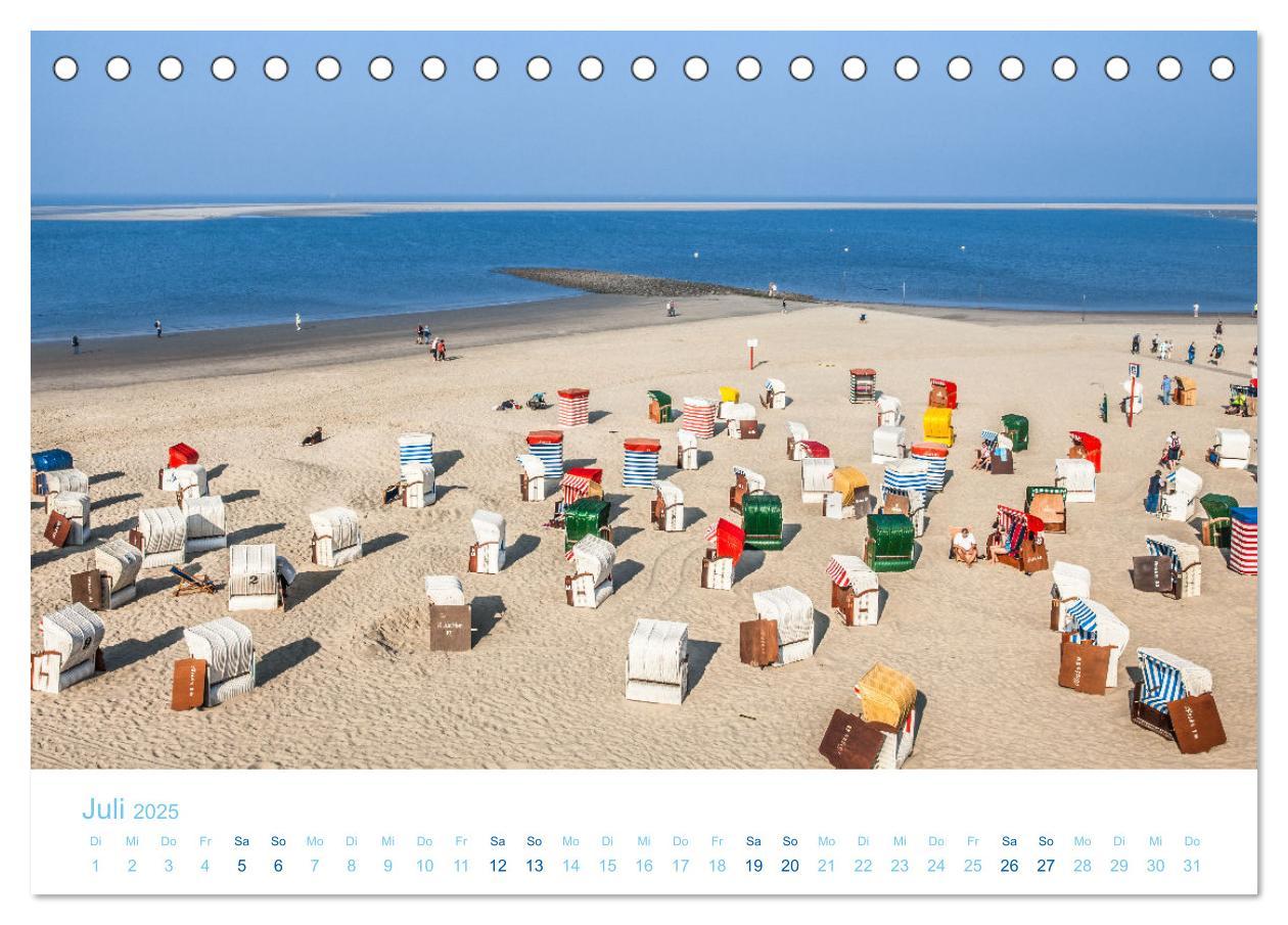 Bild: 9783435073986 | Moin Borkum (Tischkalender 2025 DIN A5 quer), CALVENDO Monatskalender