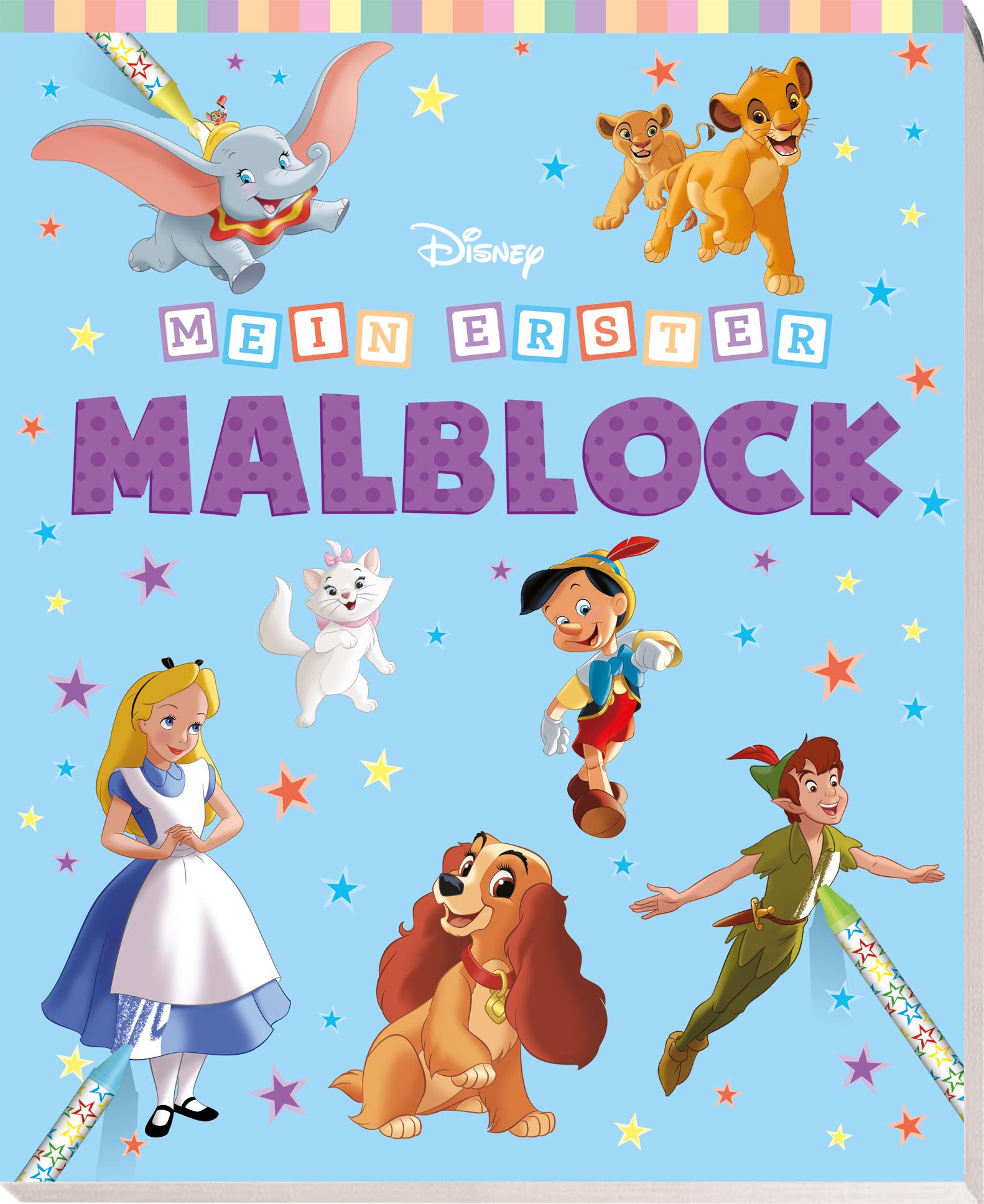 Cover: 9783833245152 | Disney: Mein erster Malblock | Malblock | Disney (u. a.) | Taschenbuch