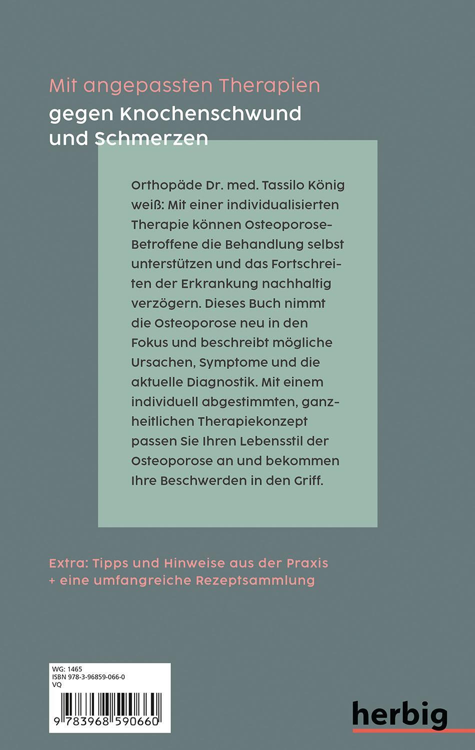 Rückseite: 9783968590660 | Das hilft bei Osteoporose - Alles zu Ursachen, Diagnostik und...