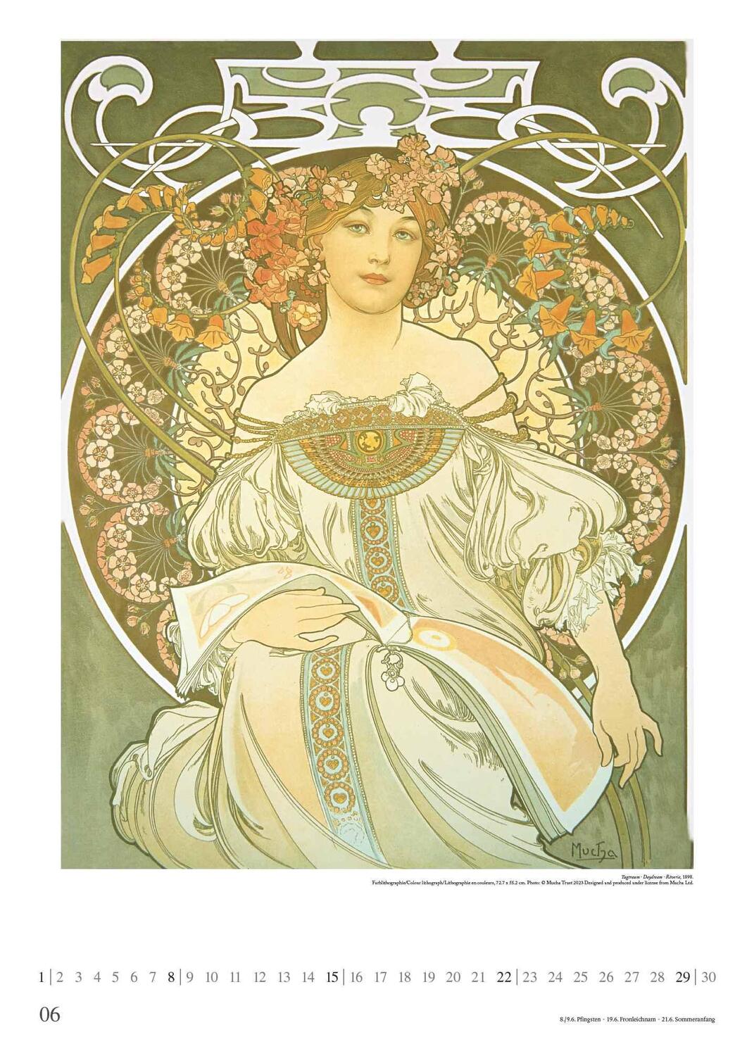 Bild: 4250809653310 | Mucha 2025 - Kunst-Kalender - Poster-Kalender - 50x70 | Kalender