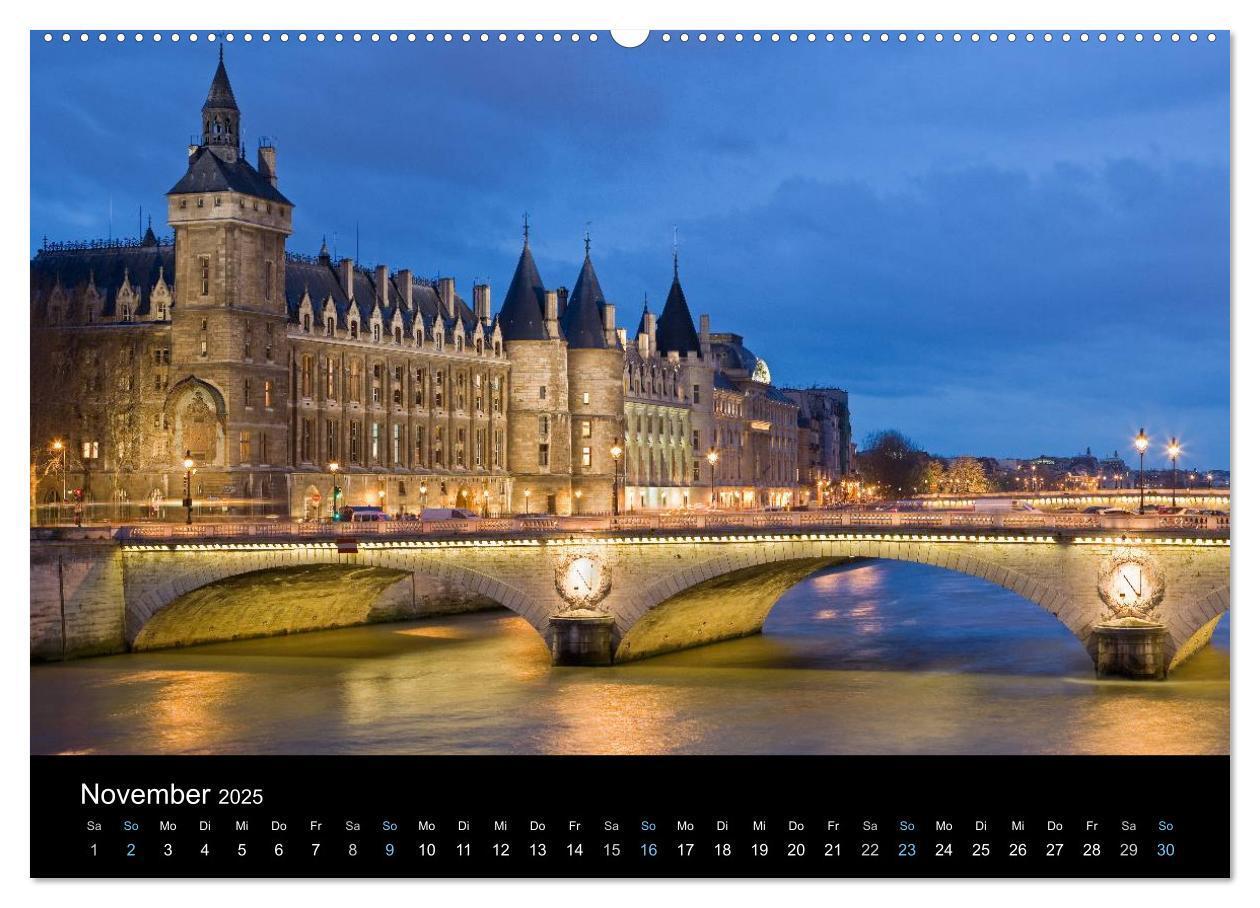 Bild: 9783435565306 | Paris bei Nacht 2025 (Wandkalender 2025 DIN A2 quer), CALVENDO...