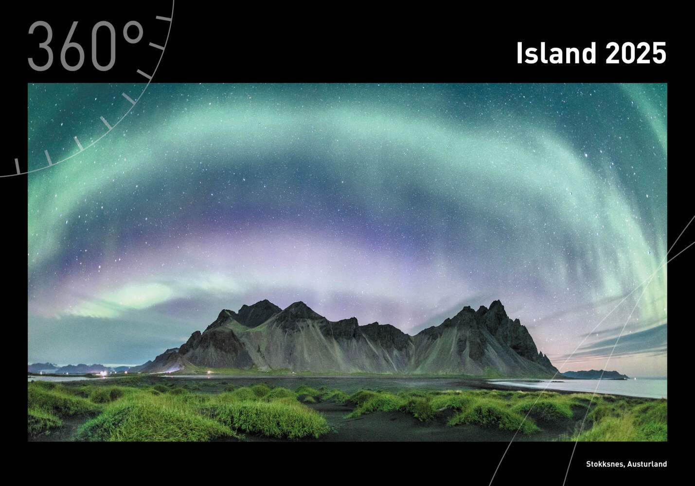 Cover: 9783968555140 | 360° Island Premiumkalender 2025 | Gerhard Zwerger-Schoner (u. a.)