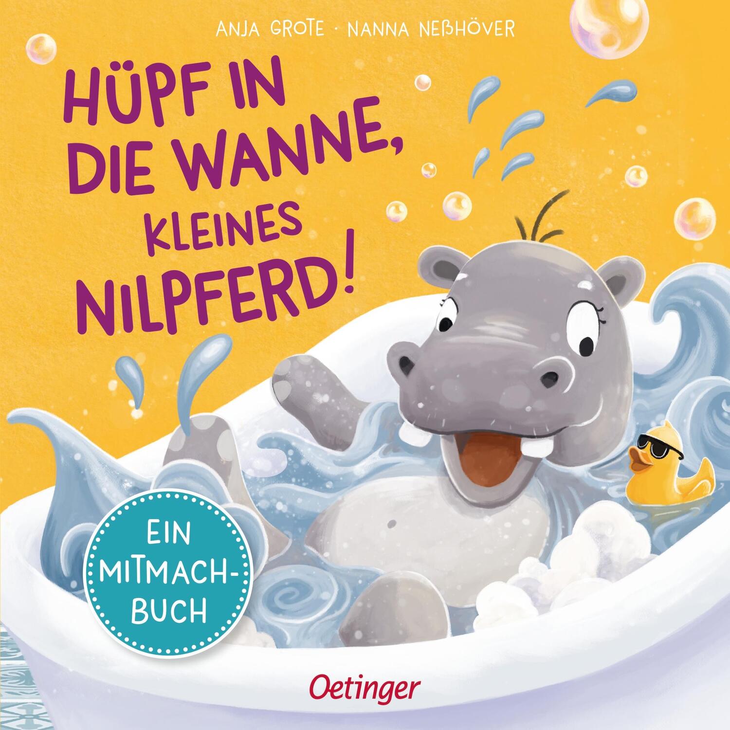 Cover: 9783751200158 | Hüpf in die Wanne, kleines Nilpferd! | Ein Mitmachbuch | Neßhöver