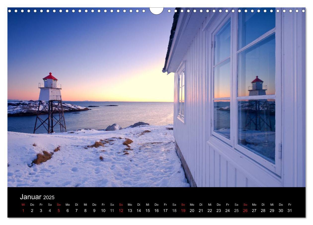 Bild: 9783435802036 | Norwegen (Wandkalender 2025 DIN A3 quer), CALVENDO Monatskalender