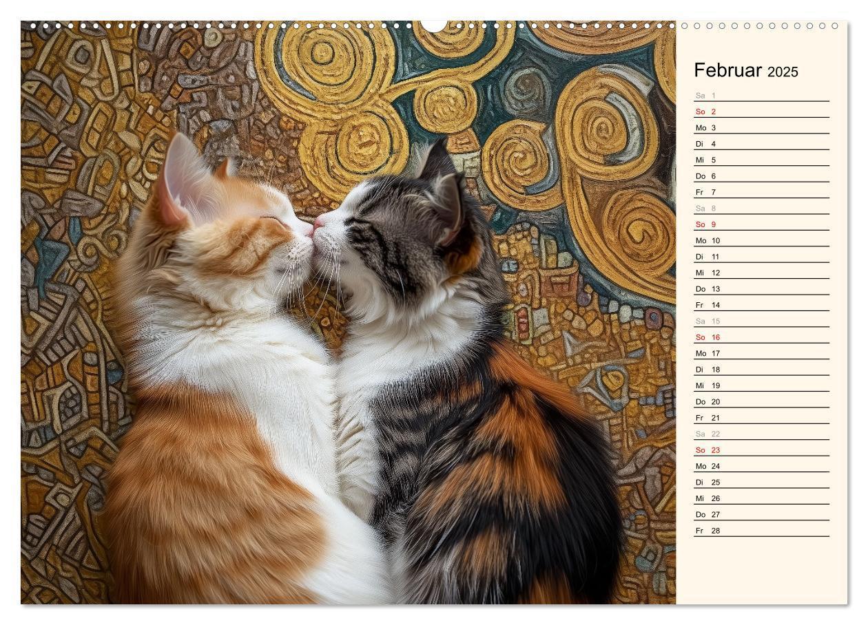 Bild: 9783457179918 | Katzen schaffen Kunst (hochwertiger Premium Wandkalender 2025 DIN...