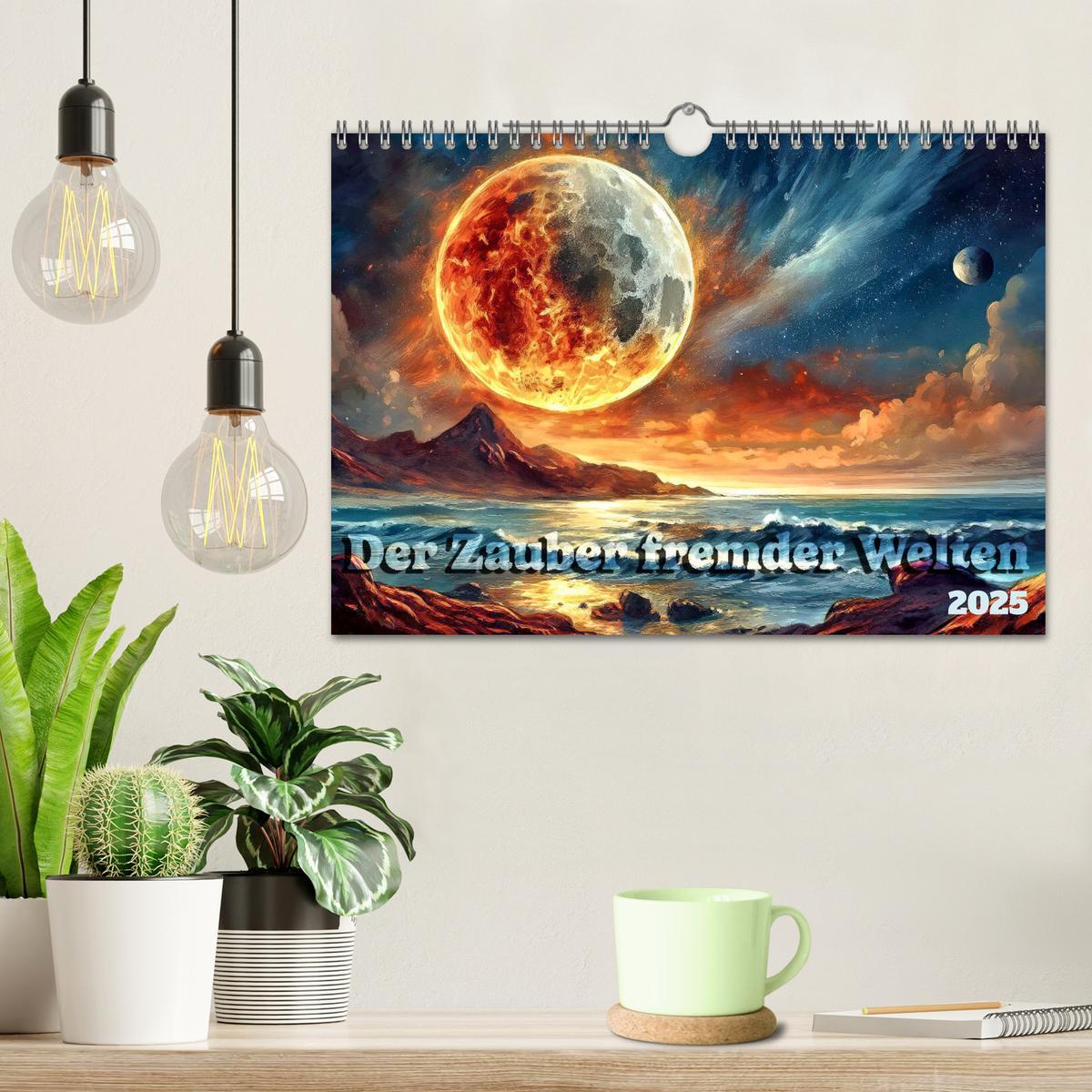 Bild: 9783435639823 | Der Zauber fremder Welten (Wandkalender 2025 DIN A4 quer), CALVENDO...