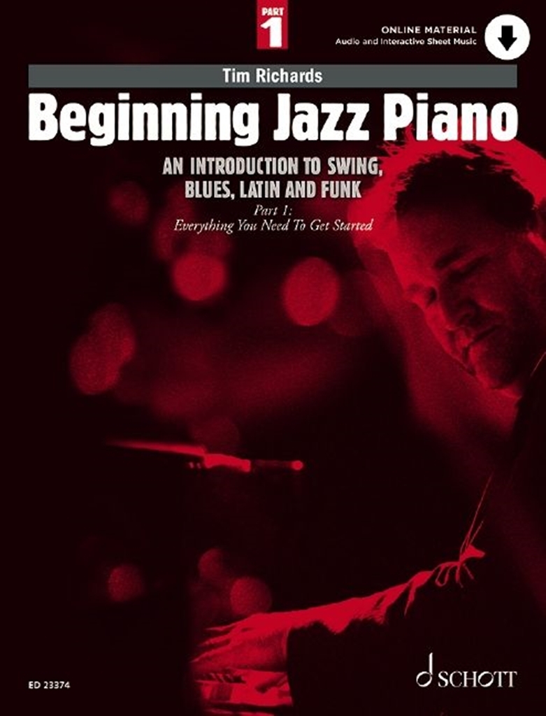 Cover: 9790001212168 | Beginning Jazz Piano 1 | Tim Richards | Buch + Online-Audio