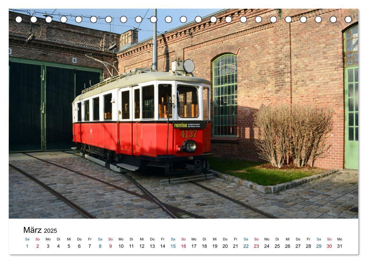 Bild: 9783435333448 | Mit der Bim durch Wien - Die Wiener Straßenbahn (Tischkalender 2025...