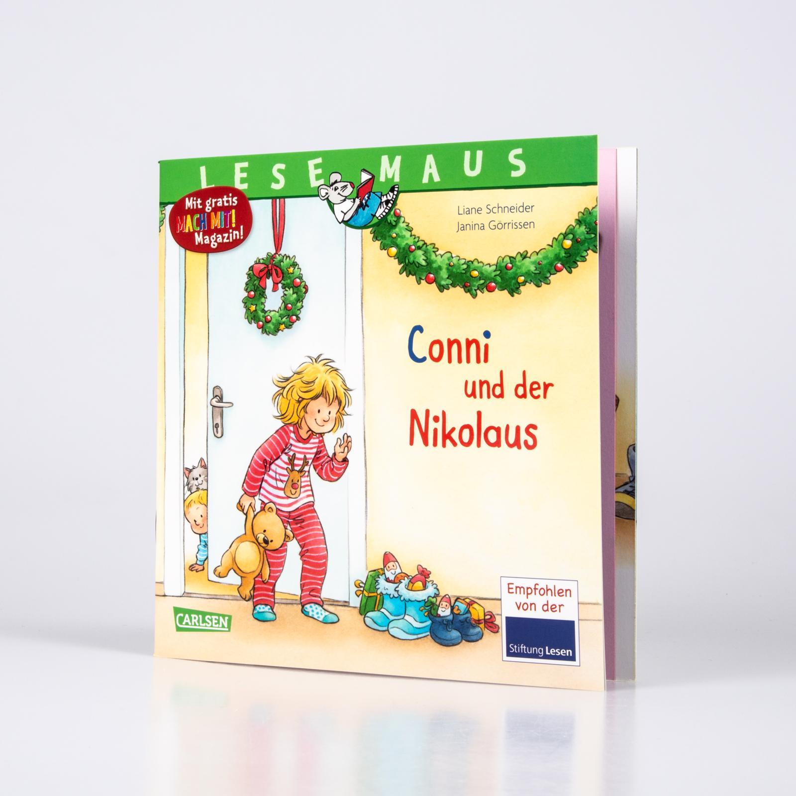 Bild: 9783551081926 | LESEMAUS 192: Conni und der Nikolaus | Liane Schneider | Taschenbuch