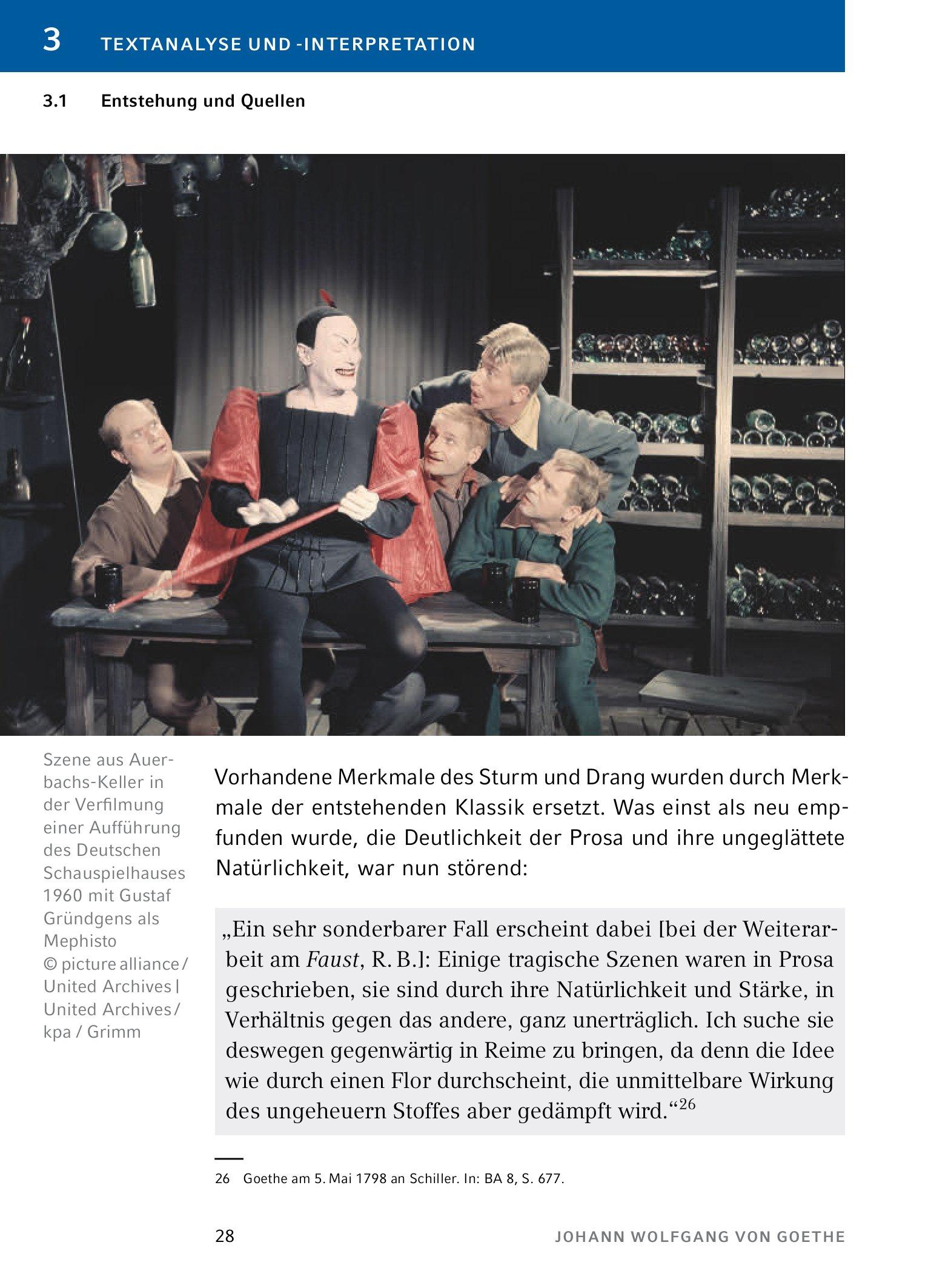 Bild: 9783804420694 | Faust I von Johann Wolfgang von Goethe - Textanalyse und...