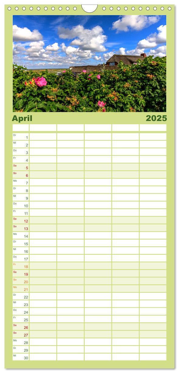 Bild: 9783457108611 | Familienplaner 2025 - Magisches Sylt mit 5 Spalten (Wandkalender,...