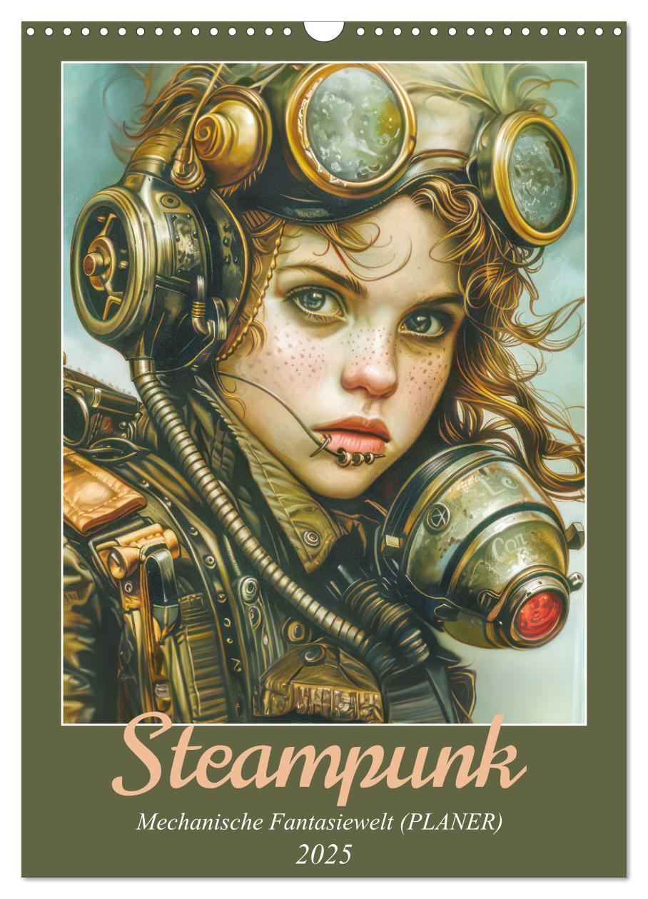 Cover: 9783457146842 | Steampunk - Mechanische Fantasiewelt (Wandkalender 2025 DIN A3...