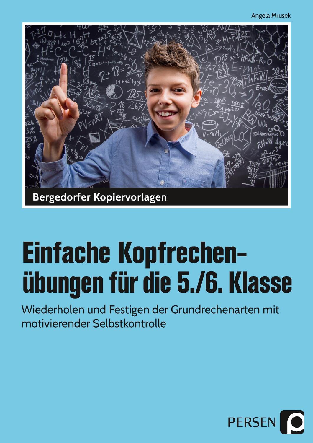 Cover: 9783403206194 | Einfache Kopfrechenübungen für die 5./6. Klasse | Angela Mrusek | Buch