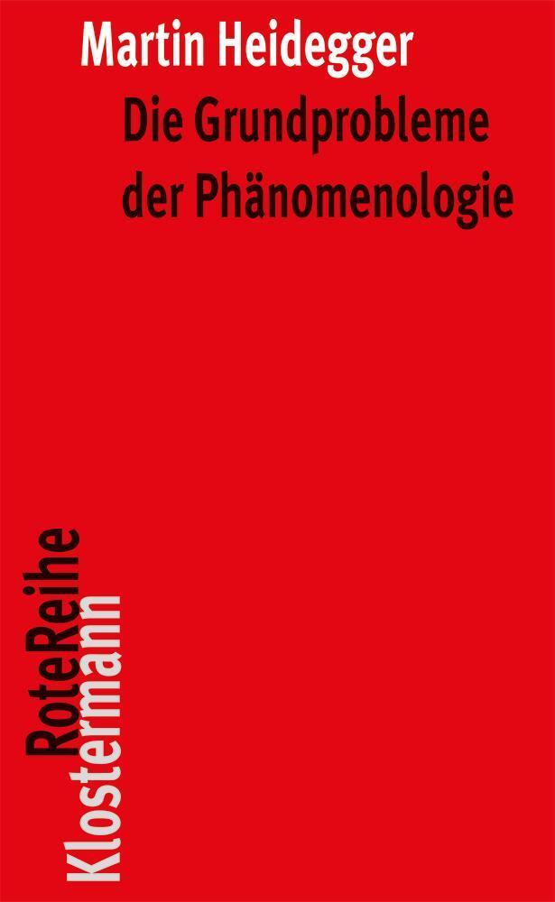 Cover: 9783465034193 | Die Grundprobleme der Phänomenologie | Martin Heidegger | Taschenbuch