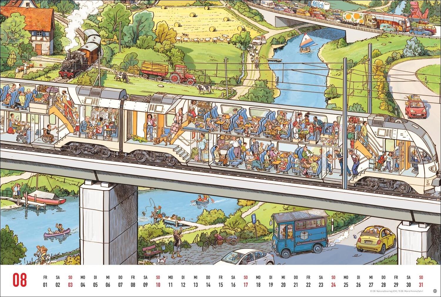 Bild: 9783756404766 | Göbel &amp; Knorr Wimmelbilder Edition Kalender 2025 | Doro Göbel (u. a.)