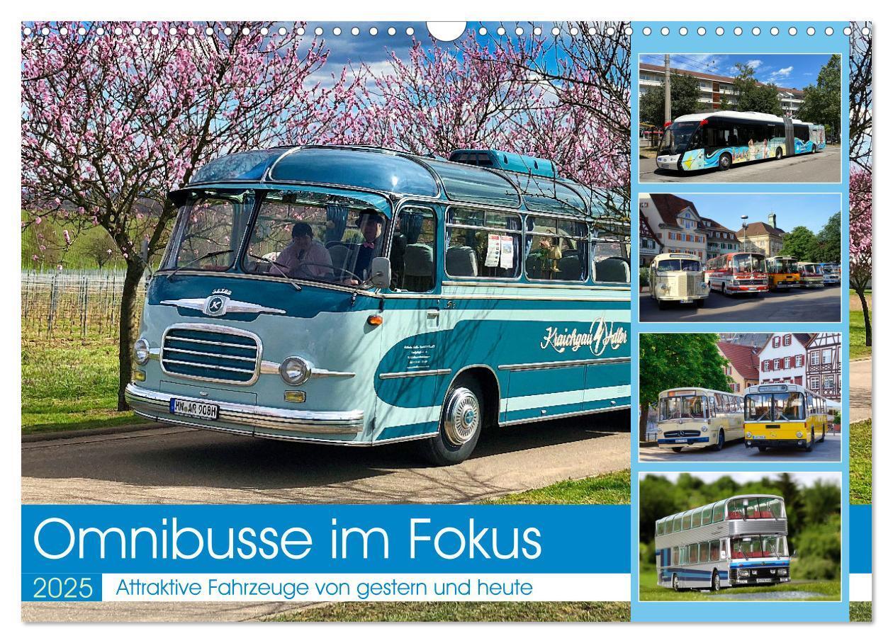 Cover: 9783383829925 | Omnibusse im Fokus (Wandkalender 2025 DIN A3 quer), CALVENDO...