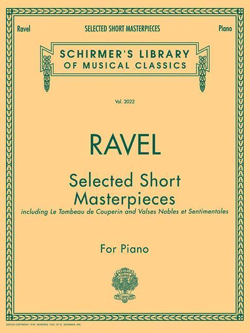 Cover: 73999816136 | Selected Short Masterpieces | Maurice Ravel | Taschenbuch | Buch