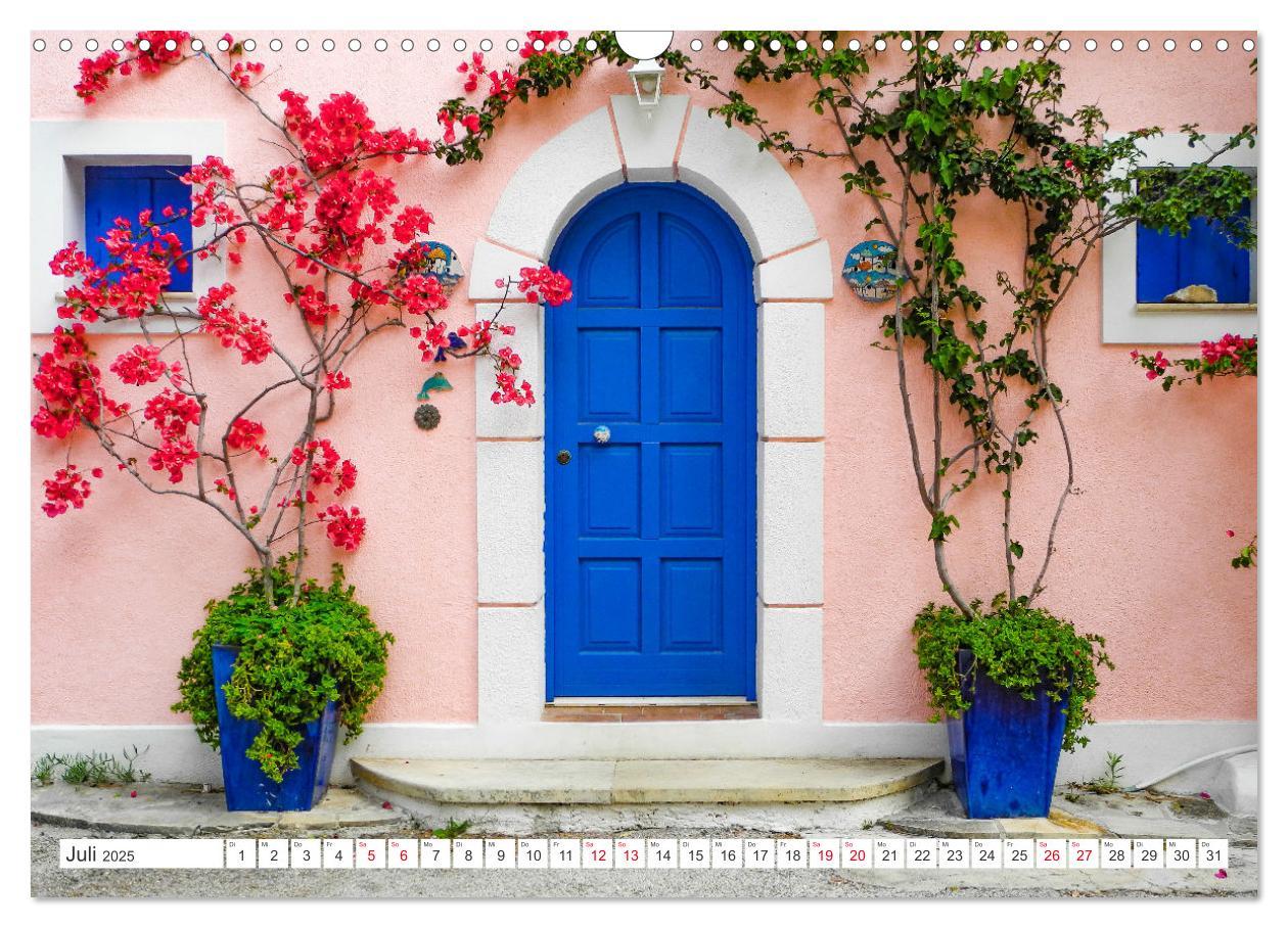 Bild: 9783383979408 | Kefalonia, Inseltraum in Blau (Wandkalender 2025 DIN A3 quer),...