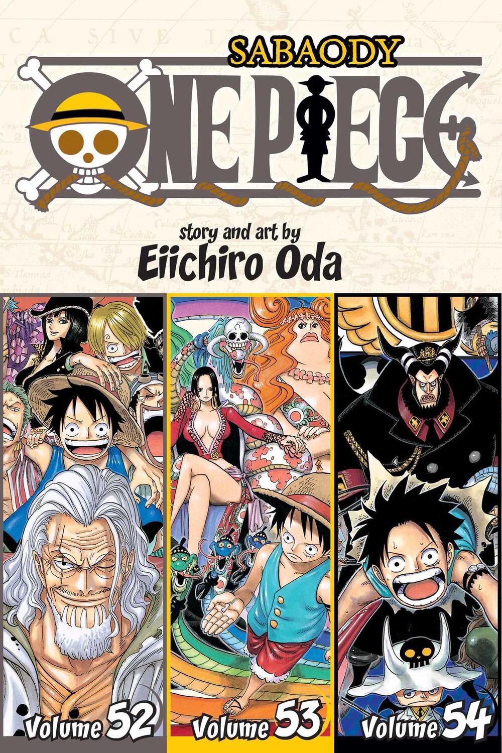 Cover: 9781421583389 | One Piece (Omnibus Edition), Vol. 18 | Includes Vols. 52, 53 &amp; 54